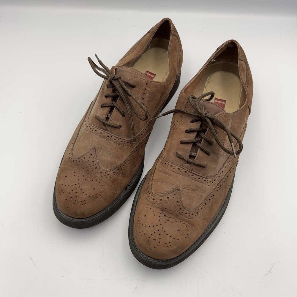Vtg Rockport Brown Wingtip Oxford‎ Lace Up Mens Size 10.5M